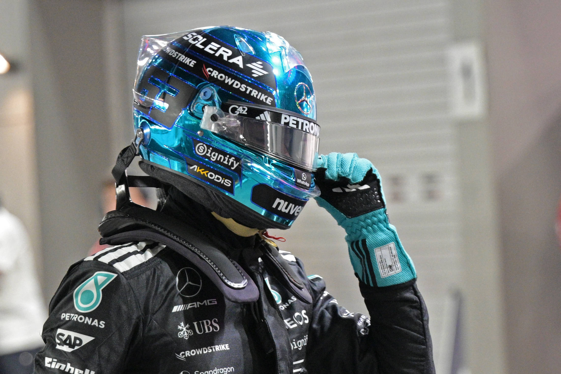 关于法拉利完胜索伯车队，拉塞尔惊艳四座的信息